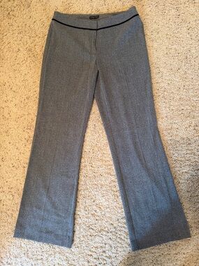 Axcess Gray Wide Leg Pants with Black Waist Trim